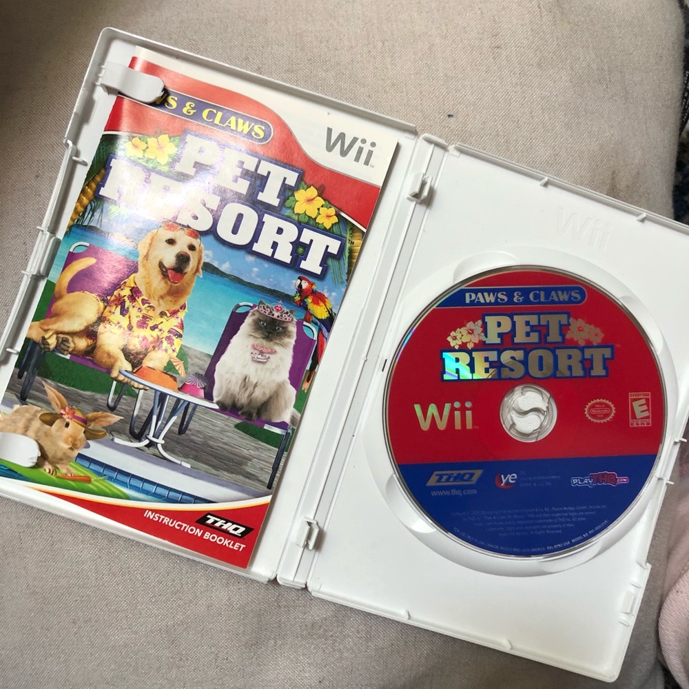 Wii game -Pet Resort